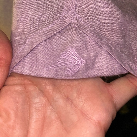 Orvis Men's Light Purple Casual Button-Down Shirt Fly Fishing - Picture 4 of 9